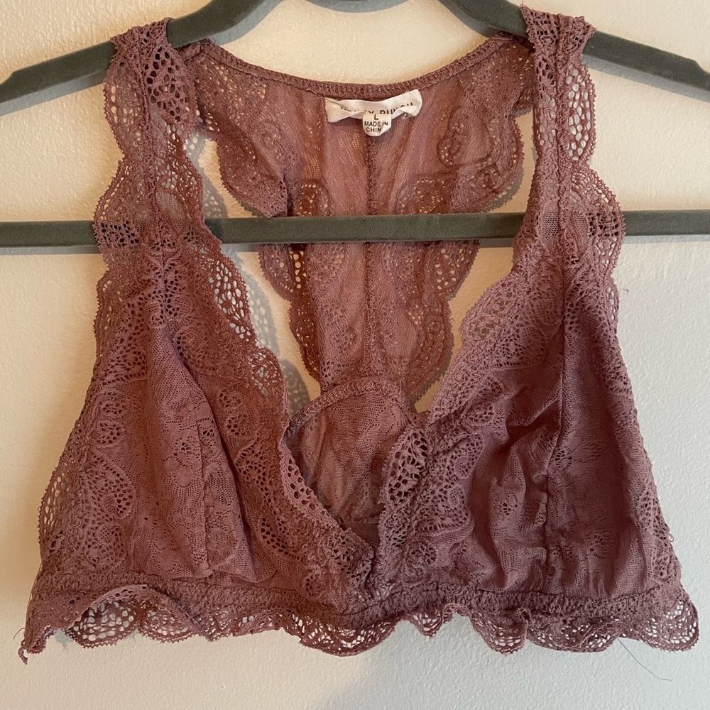 Pink Lace Bralette